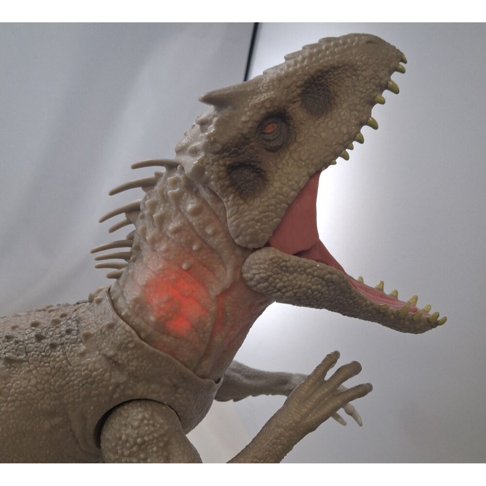 Jurassic World Indominus Rex Destroy & Devour Mattel 2019 Lights Sound 23"x9"x4"